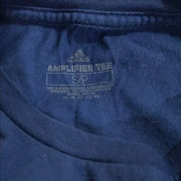 Adidas Royal Blue Long Sleeve Tee - Picture 2 of 3